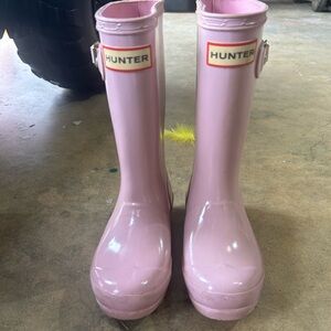 Hunter Pink Rain Boots